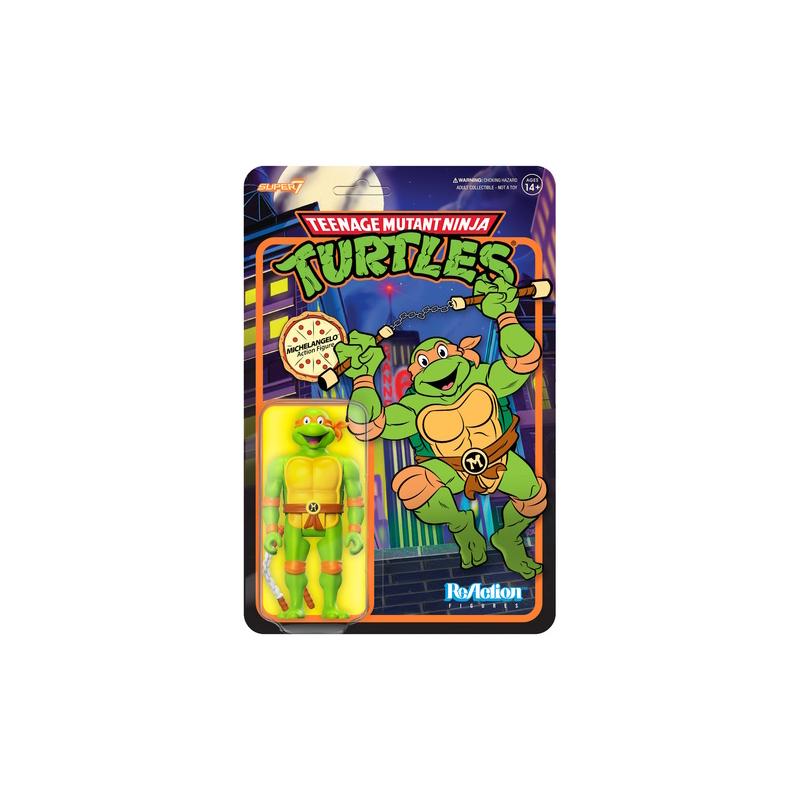 Teenage Mutant Ninja Turtles ReAction Michelangelo (Wave 7) Super 7 - 1