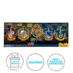 Harry Potter Slim Jigsaw Puzzle Crests (1000 pieces) Aquarius - 6
