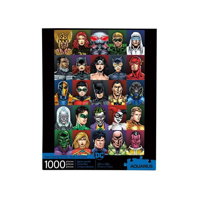 DC Comics Jigsaw Puzzle Faces (1000 pieces) Aquarius - 1