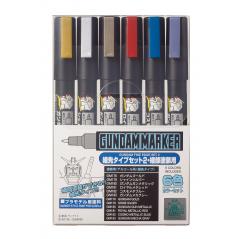 Gundam Marker GMS-126 Gundam Marker Fine Edge Set 2 Gsi Creos Mr.hobby - 1