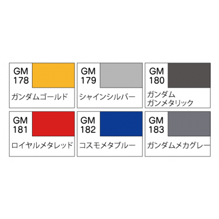 Gundam Marker GMS-126 Gundam Marker Fine Edge Set 2