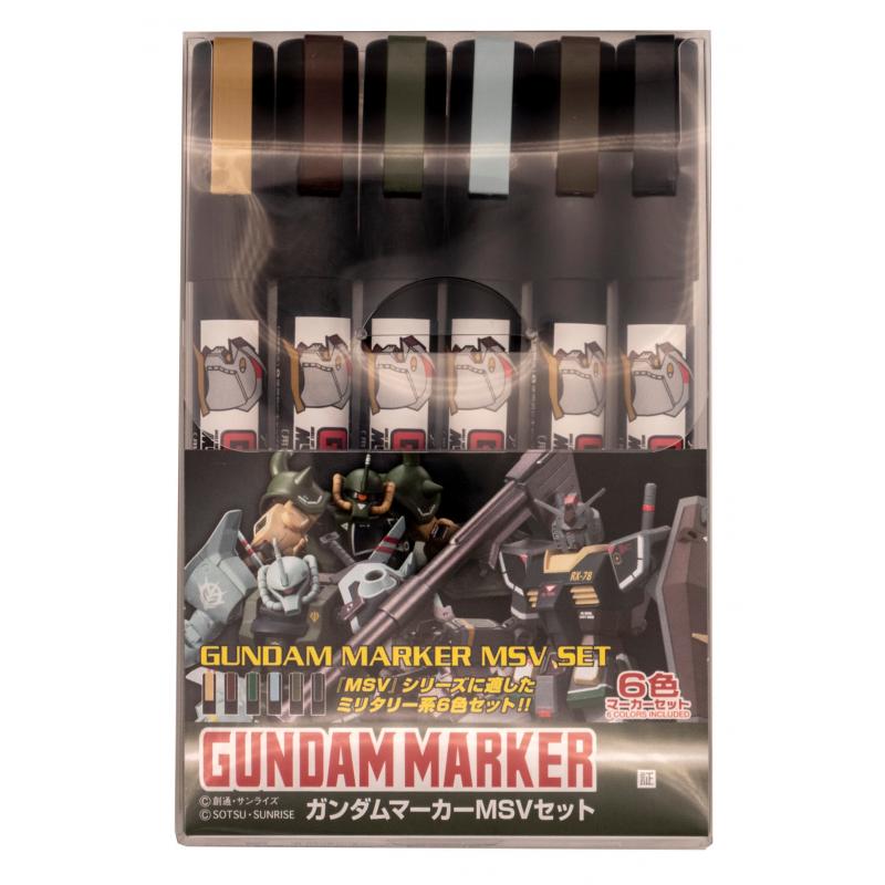 Gundam Marker GMS-127 Gundam Marker MSV Set Gsi Creos Mr.hobby - 1