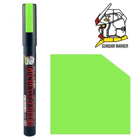 Gundam Marker GM-15 Green Fluorescent Gsi Creos Mr.hobby - 1