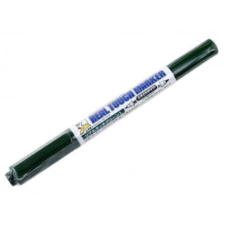 Gundam Marker GM-408 Real Touch Marker Green 1 Matt Gsi Creos Mr.hobby - 1