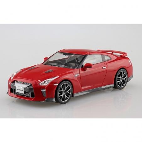 Snap Kit 07-E Nissan GT-R Vibrant Red 1/32 Aoshima - 2