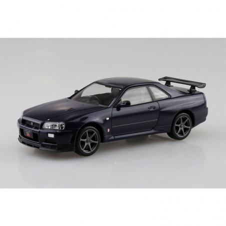 Snap Kit 11-C Nissan R34 Skyline GT-R Midnight Purple III 1/32 Aoshima - 2