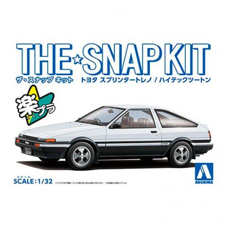 Snap Kit 16-A Toyota Sprinter Trueno AE86 Hi-tech Two-tone 1/32