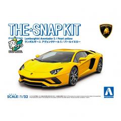 Snap Kit 12-B Lamborghini Aventador S Pearl Yellow 1/32 Aoshima - 1