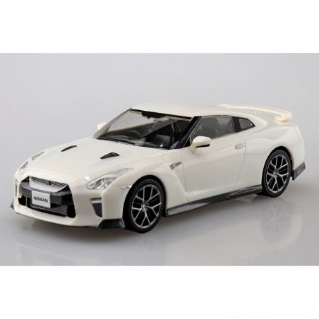 Snap Kit 07-B Nissan GT-R Brilliant White Pearl 1/32 Aoshima - 2