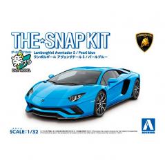 Snap Kit 12-E Lamborghini Aventador S Pearl Blue 1/32 Aoshima - 1