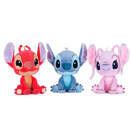 Plush toy Stitch Angel and Leroy Disney 30cm Otros - 1