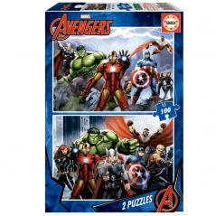 Marvel Children's Jigsaw Puzzle Avengers (2 x 100 pieces) Educa - 1