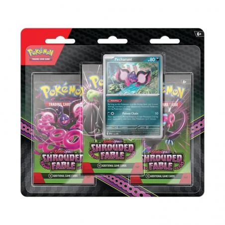 Shrouded Fable: Pecharunt 3-Pack Blister (Spanish) - Pokemon TCG Pokemon - 1