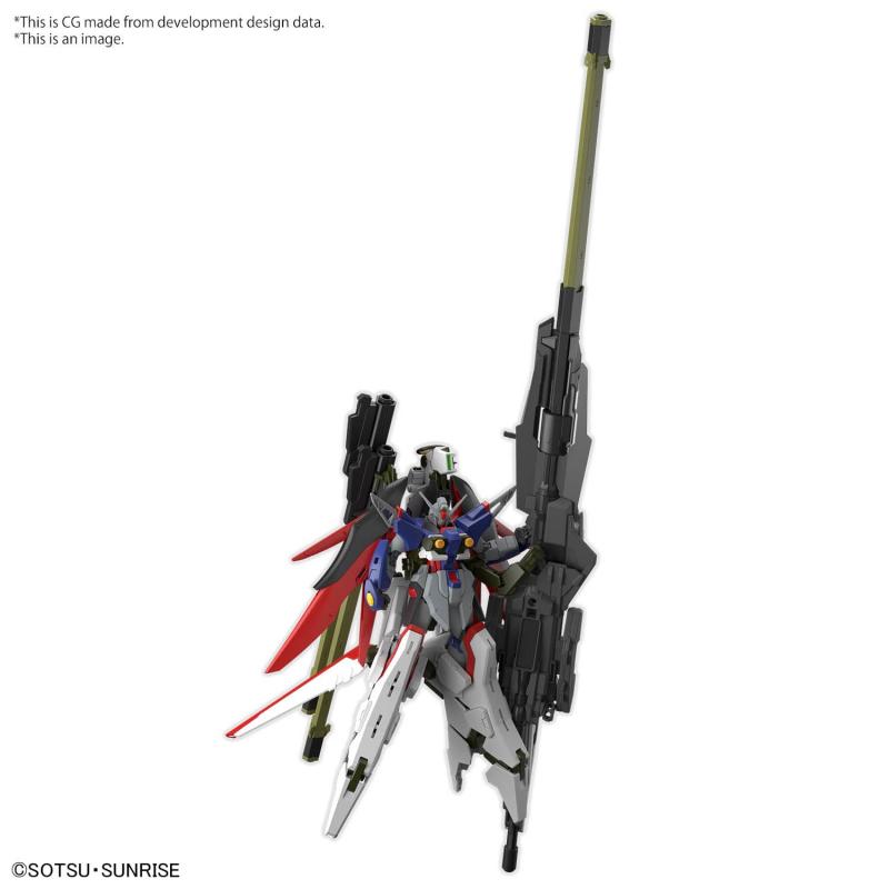 Gundam - HGCE - ZGMF/A-42S2 Destiny Gundam Spec II & A-GXQ754/V2 Zeus Silhouette 1/144 Bandai - 1