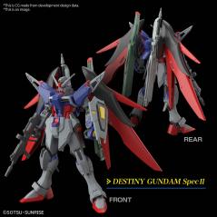 Gundam - HGCE - ZGMF/A-42S2 Destiny Gundam Spec II & A-GXQ754/V2 Zeus Silhouette 1/144 Bandai - 3