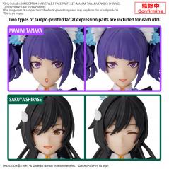 30MS Option Hair Style & Face Parts Set (Mamimi Tanaka/Sakuya Shirase) Bandai - 2