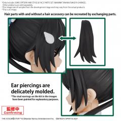 30MS Option Hair Style & Face Parts Set (Mamimi Tanaka/Sakuya Shirase) Bandai - 6