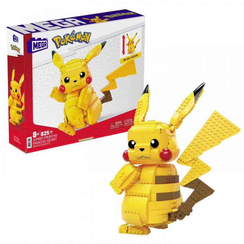 Pokémon Kit de Construcción Mega Construx Pikachu Gigante