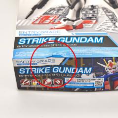 Gundam - EG - GAT-X105 Strike Gundam 1/144 (Caja Dañada) Bandai - 12