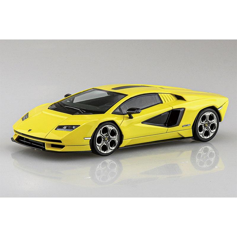 Snap Kit 19-C Lamborghini Countach LPI 800-4 Yellow 1/32 Aoshima - 2
