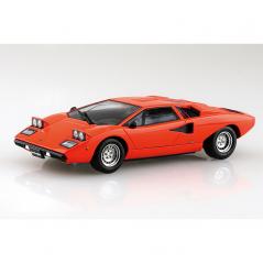 Snap Kit 20-C Lamborghini Countach LP400 Orange 1/32 Aoshima - 2