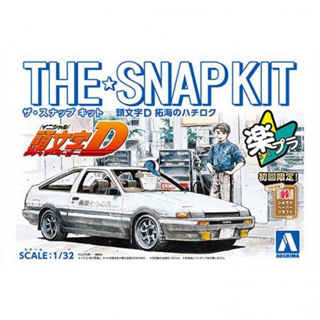 Snap Kit CM1 Initial-D Takumi Fujiwara's Toyota AE86 Hachi-Roku 1/32