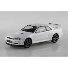 Snap Kit 11-B Nissan R34 Skyline GT-R White 1/32 Aoshima - 2