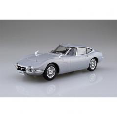 Snap Kit 05-C Toyota 2000GT Pegasus Thunder Silver Metallic 1/32 Aoshima - 2