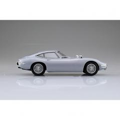 Snap Kit 05-C Toyota 2000GT Pegasus Thunder Silver Metallic 1/32 Aoshima - 4