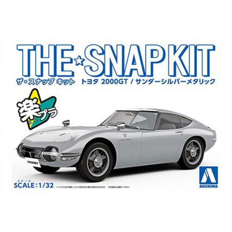 Snap Kit 05-C Toyota 2000GT Pegasus Thunder Silver Metallic 1/32