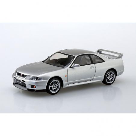 Snap Kit 15-D Nissan R33 Skyline GT-R Sonic Silver 1/32 Aoshima - 2