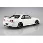 3-B Nissan Skyline GT-R BNR34 V-spec II 2000 White 1/24