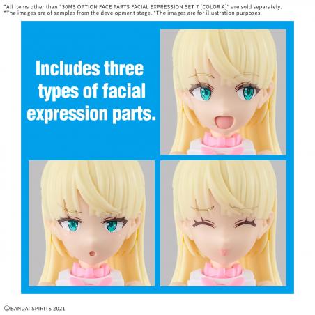 30MS Option Face Parts Expression Set 7 (Color A) Bandai - 1