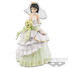 Sword Art Online Code Register EXQ Figure Kirigaya Suguha Wedding Dress Ver. (Damaged Box) Banpresto - 1