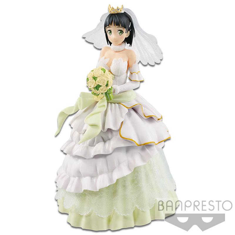 Sword Art Online Code Register EXQ Figure Kirigaya Suguha Wedding Dress Ver. (Damaged Box)