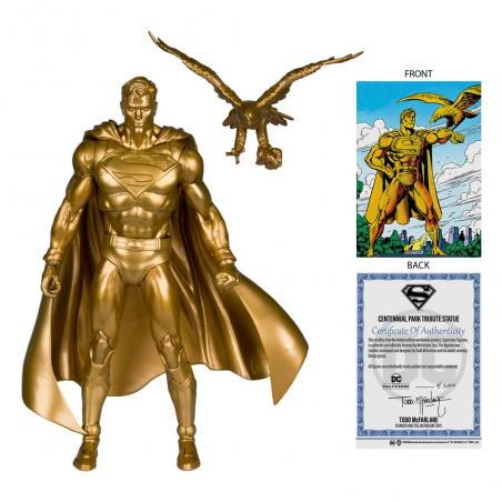 DC Multiverse Superman (Centennial Park Tribute Statue) Gold Label