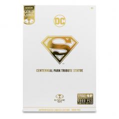 DC Multiverse Superman (Centennial Park Tribute Statue) Gold Label McFarlane Toys - 4