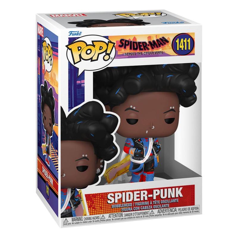 Funko Pop - Spiderman Across the Spider-Verse - Spider-Punk Unmasked - 1411