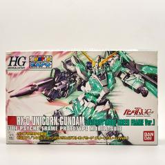 Gundam - HGUC - RX-0 Unicorn Gundam (Destroy Mode Green Frame Ver.) 1/144