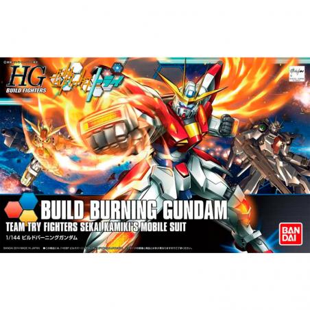 Gundam - HGBF - 018 - BG-011B Build Burning Gundam 1/144