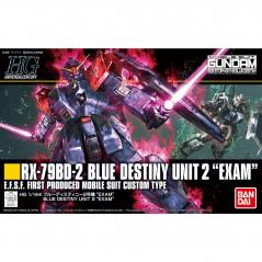 Gundam - HGUC - 208 - RX-79BD-2 Blue Destiny Unit 2 "EXAM" 1/144