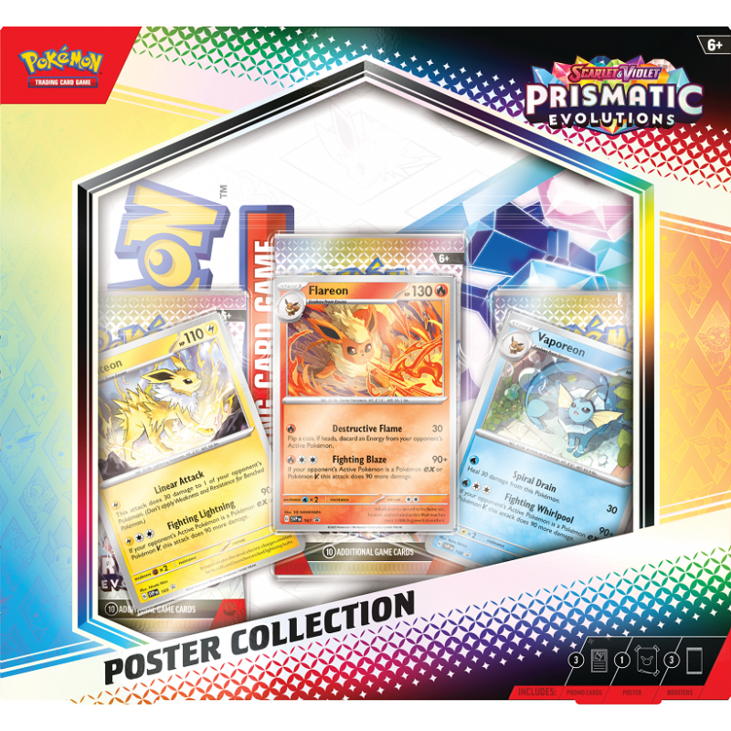 Evoluciones Prismáticas Poster Collection (Ingles) - Pokemon TCG