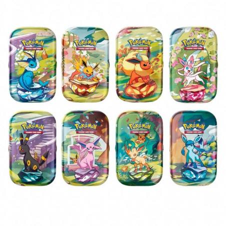 Evoluciones Prismáticas Mini Tin Display (Ingles) - Pokemon TCG Pokemon - 1