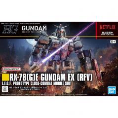 Gundam - HGRFV - 255 - RX-78(G)E Gundam EX (RFV) 1/144