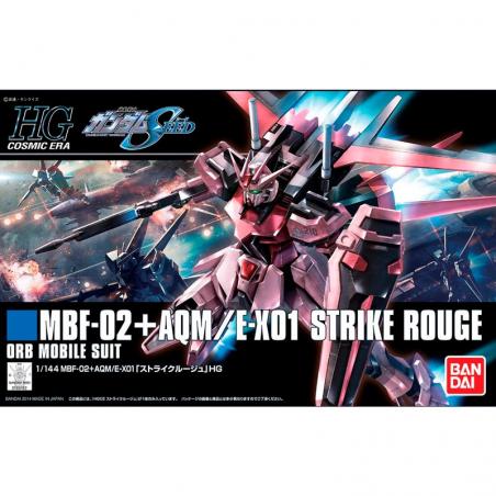 Gundam - HGCE - 176 - MBF-02+AQM/E-X01 Strike Rouge 1/144