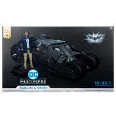 DC Multiverse Tumbler with Lucuis Fox (The Dark Knight) (Gold Label) McFarlane Toys - 6