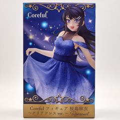 Rascal Does Not Dream of Bunny Girl Senpai Coreful Figure Mai Sakurajima (Clear Dress Ver. Renewal) (Caja Dañada) Taito - 7