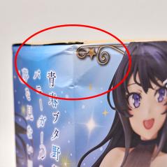 Rascal Does Not Dream of Bunny Girl Senpai Coreful Figure Mai Sakurajima (Clear Dress Ver. Renewal) (Caja Dañada) Taito - 9