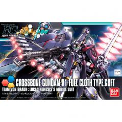 Gundam - HGBF - 035 - XM-X1 Crossbone Gundam X-1 Full Cloth Type.GBFT 1/144