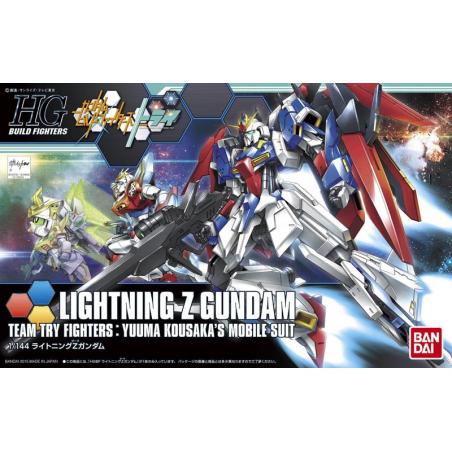 Gundam - HGBF - 040 - MSZ-006LGT Lightning Zeta Gundam 1/144